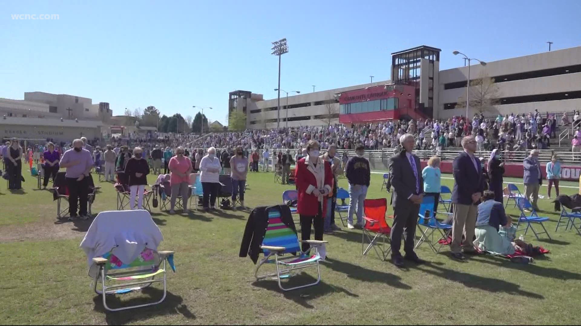 The major development comes as churches across the state opened their doors to celebrate Easter in person with parishioners.