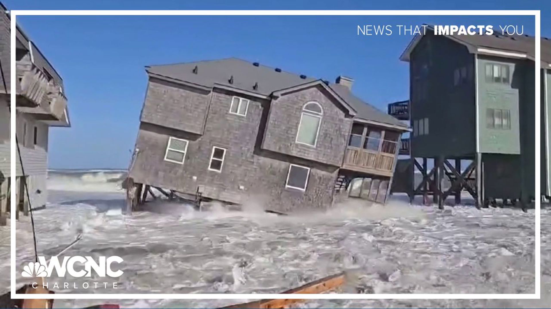 Debris from Outer Banks home collapses being cleared ahead of weekend ...