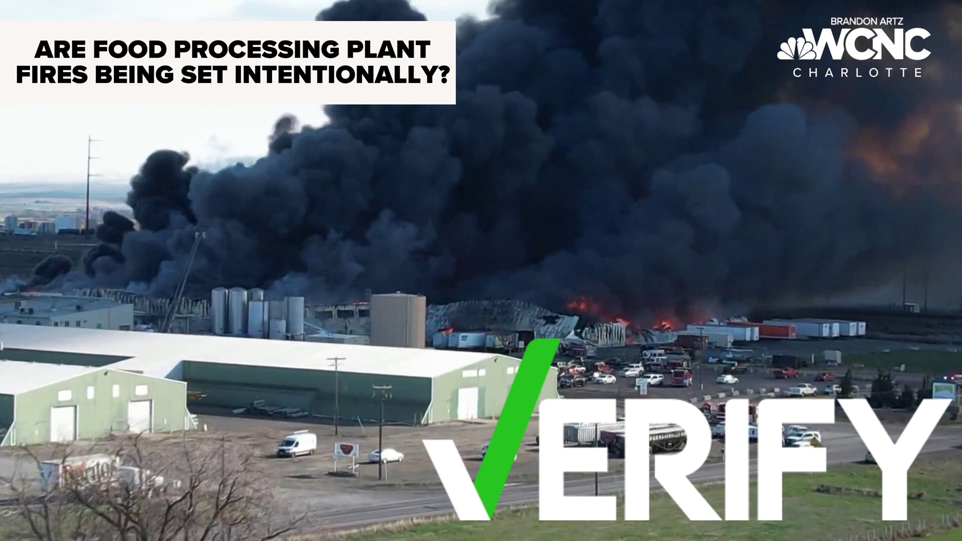One of the latest claims we’ve seen all across social media relates to fires at food processing plants across the country. We verify if they're being set on purpose.