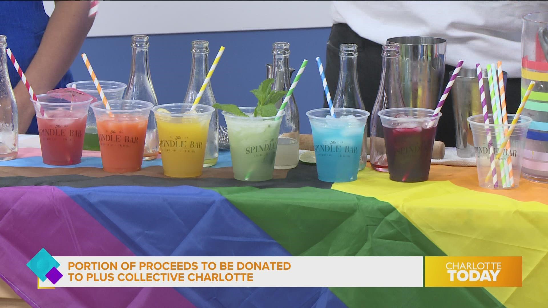 They will be serving their rainbow cocktails until the end of the month