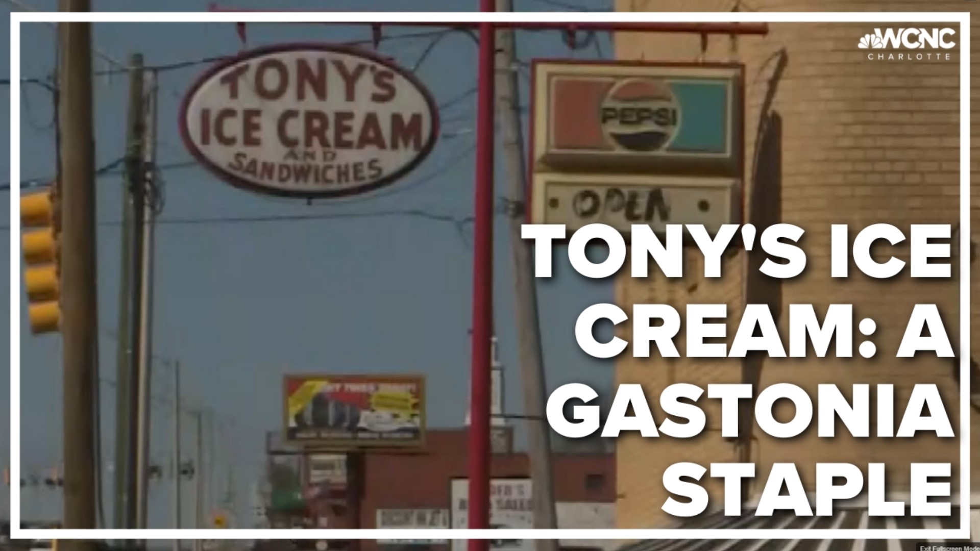 Tony's Ice Cream in Gastonia has been around for more than 100 years.