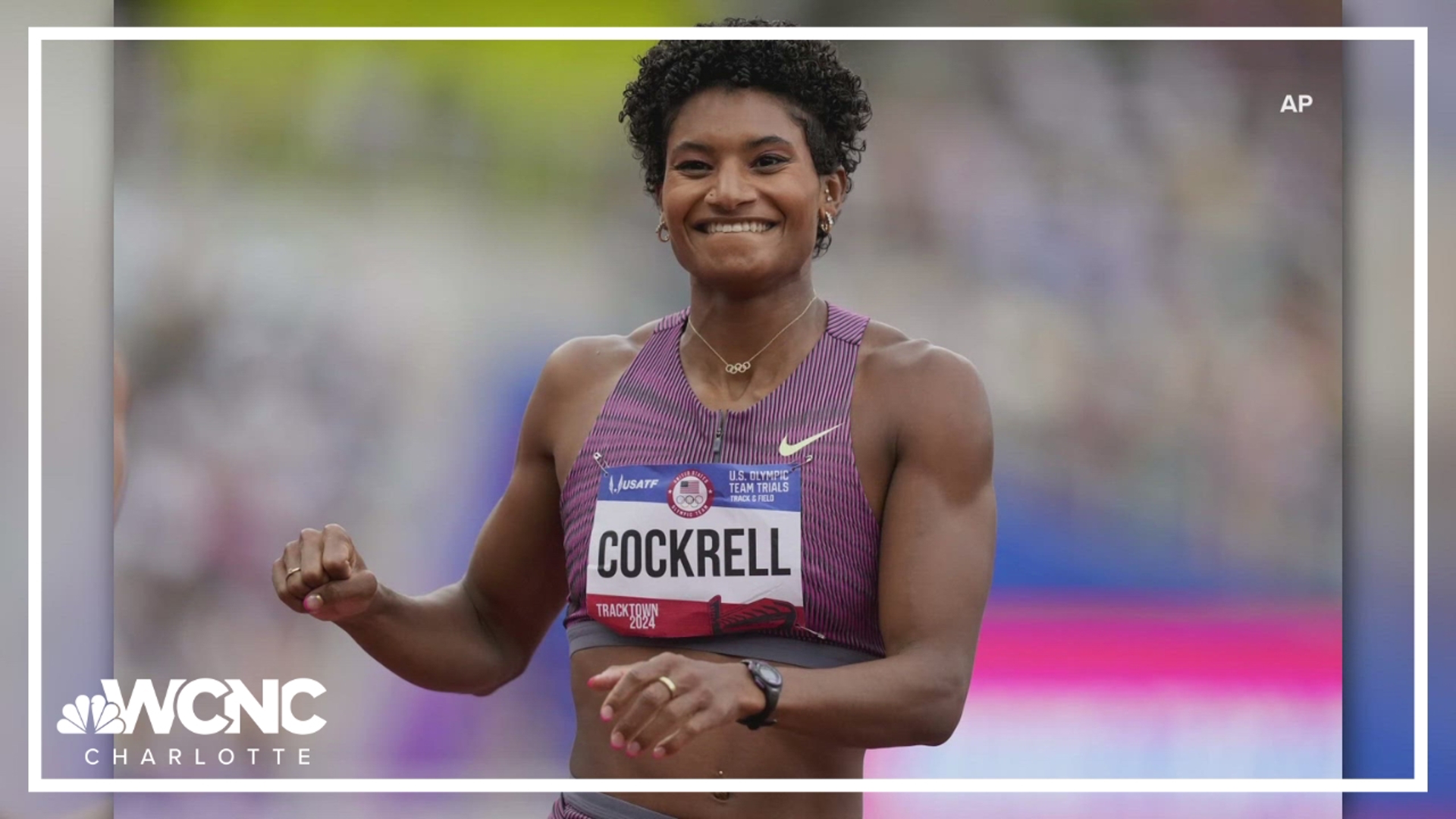 Anna Cockrell took second in the 400 meter hurdles Sunday night. This will be her second trip to the Olympics, after placing 8th in the 400 meter hurdles in 2020.