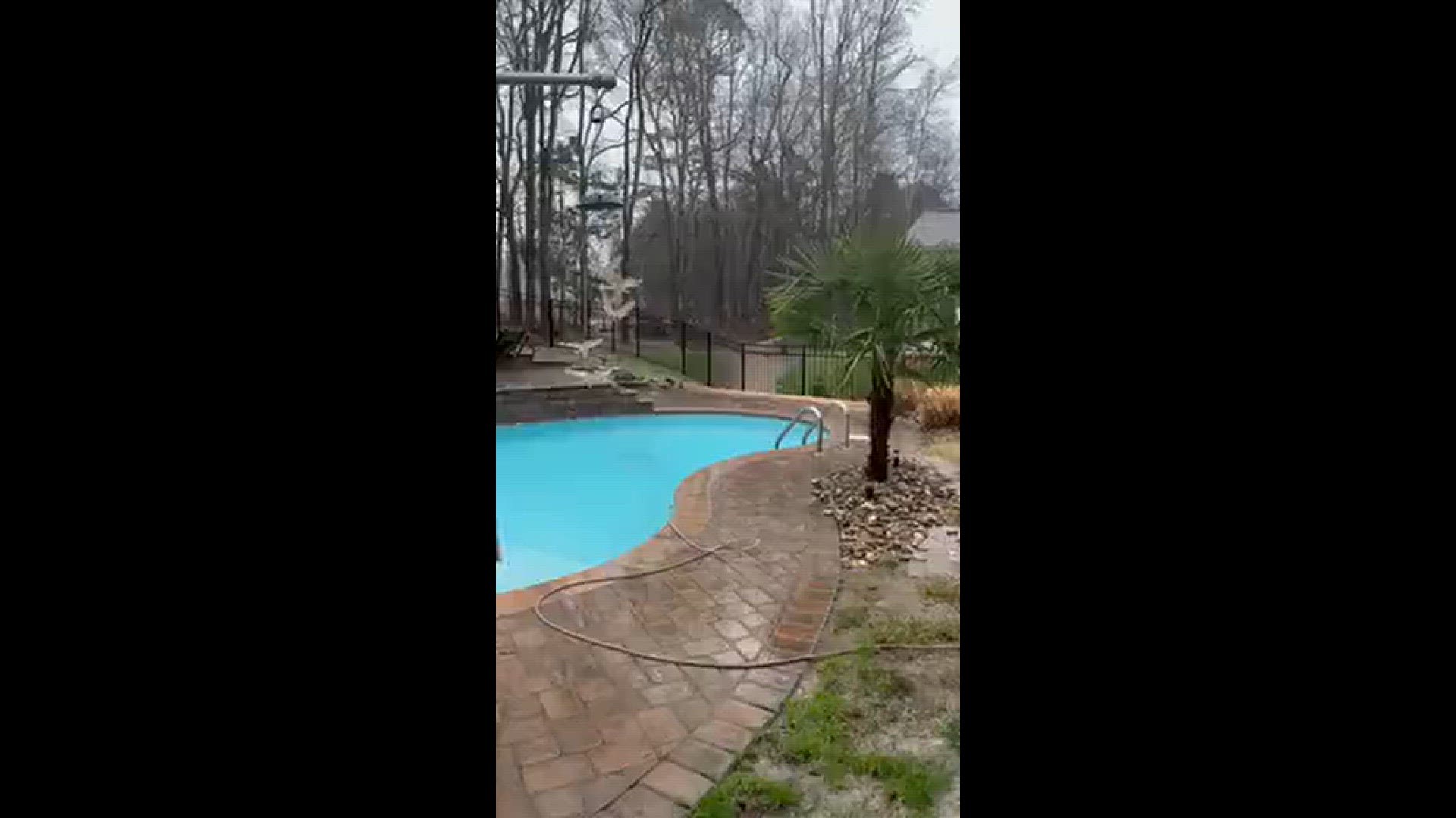 Pool likely about to flood in Midland, NC
Credit: Lynne Hulen