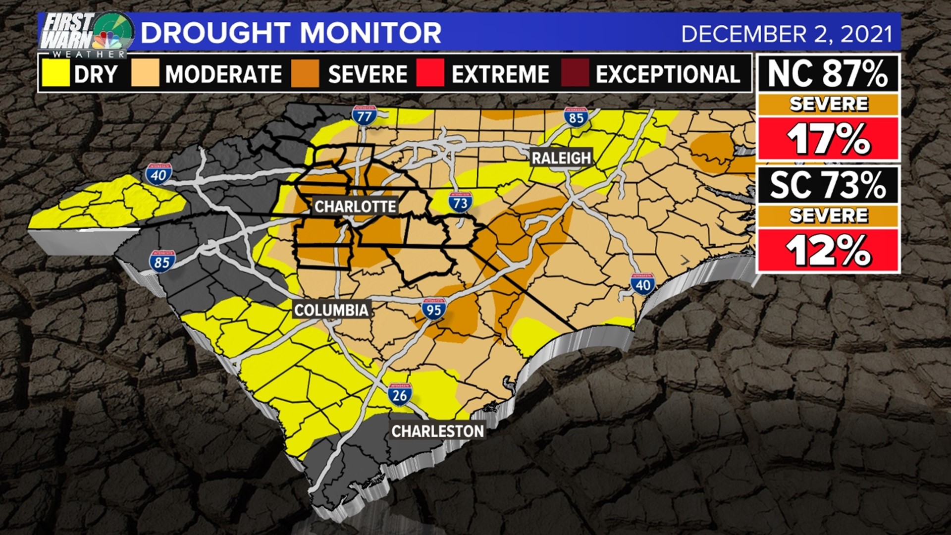 Dec. 2 drought update: Drought expands across the Carolinas | wcnc.com