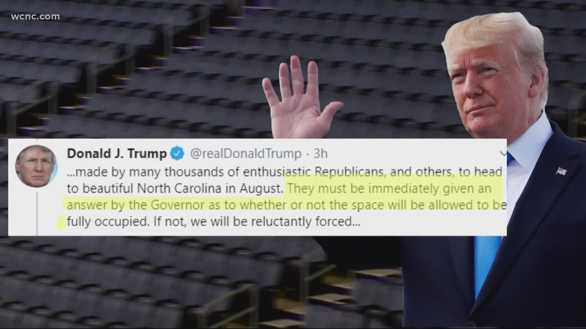 WCNC had a lawyer look over the contract to see what potential outcomes could arise if the RNC was pulled out of Charlotte per President Trump's warning.