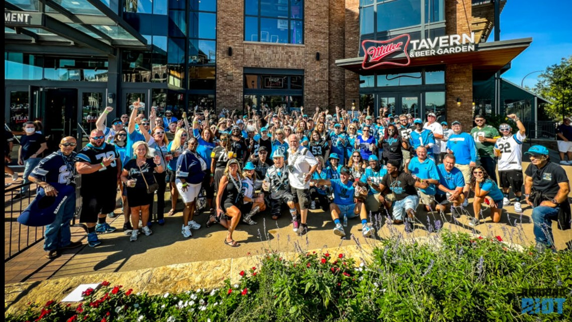 Roaring Riot cheers for Carolina Panthers in Charlotte, worldwide