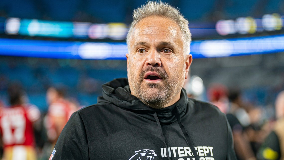 Carolina Panthers Matt Rhule fired