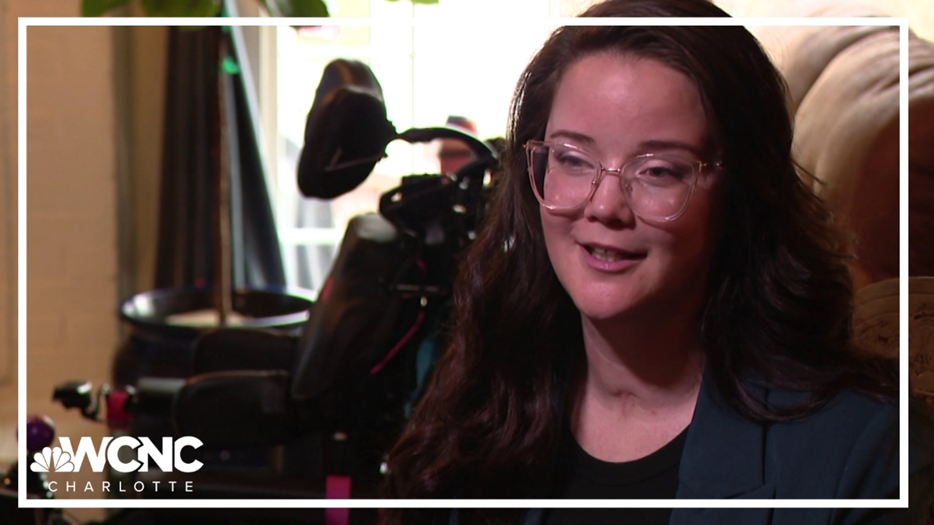 Elliot Parker's $60,000 motorized wheelchair was heavily damaged on a flight back from California. Now her mom is advocating for better air travel for the disabled.