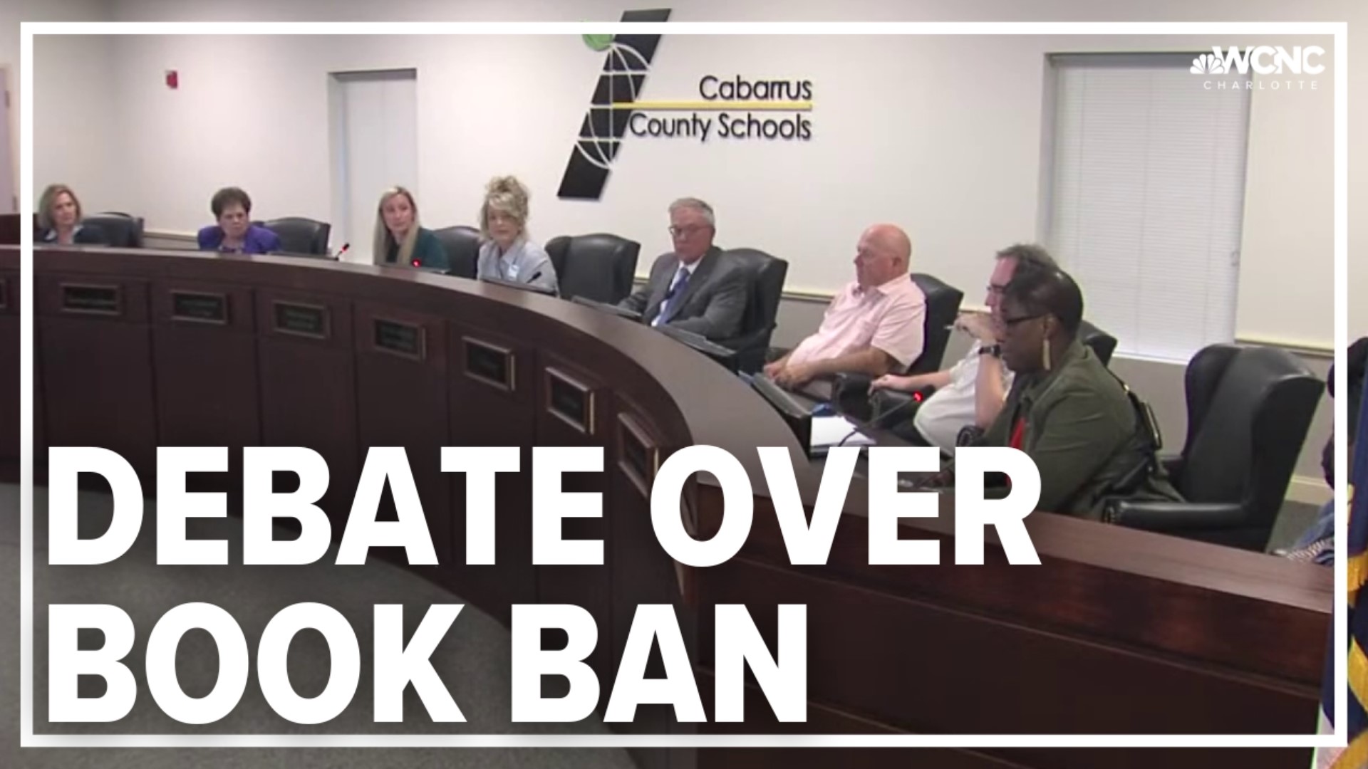 Cabarrus County district leaders are meeting tonight to explain their procedures on which books to ban.