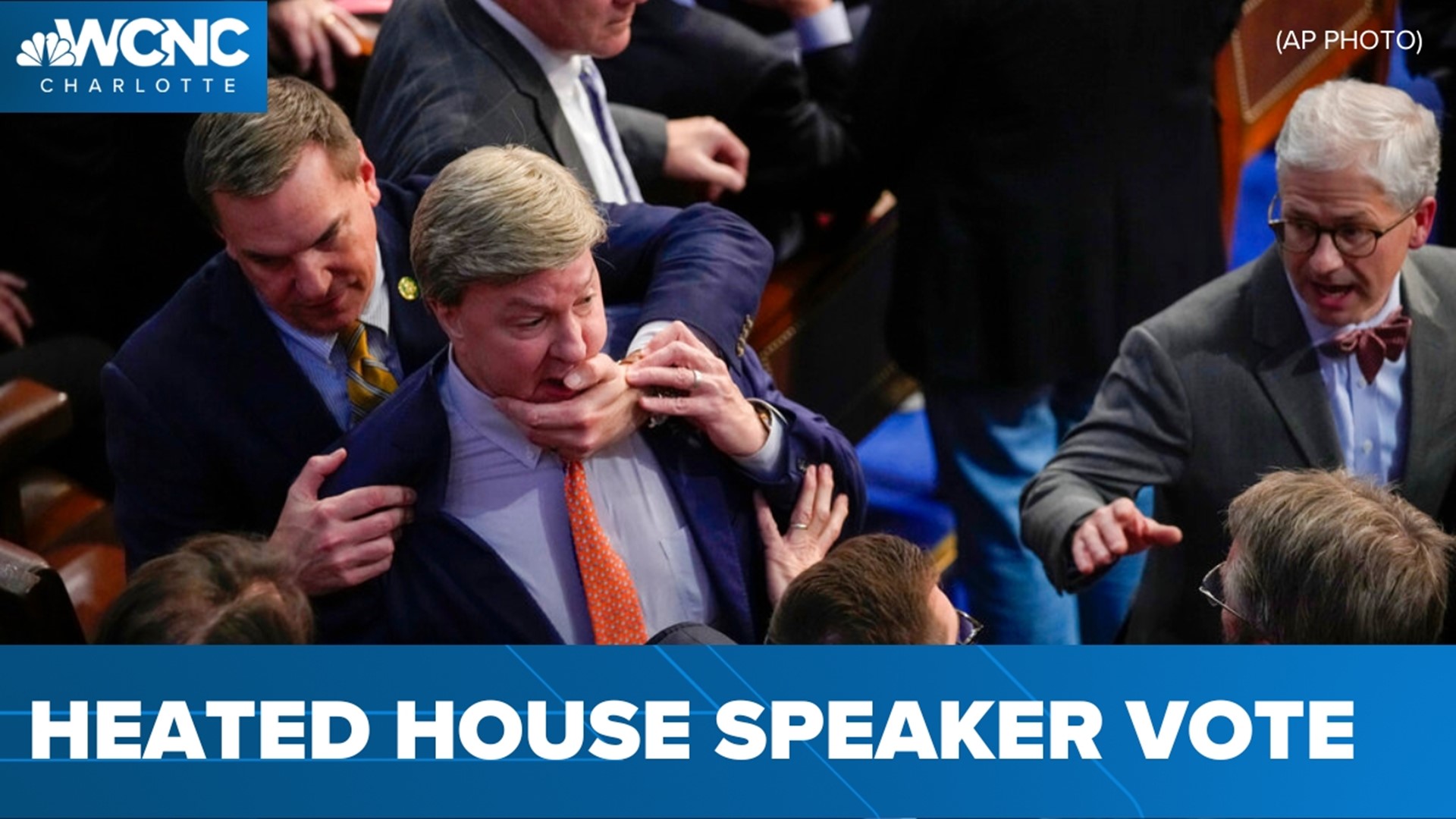 At one point, Rep. Mike Rogers, while shouting, got closer to Gaetz before Hudson physically pulled him back.