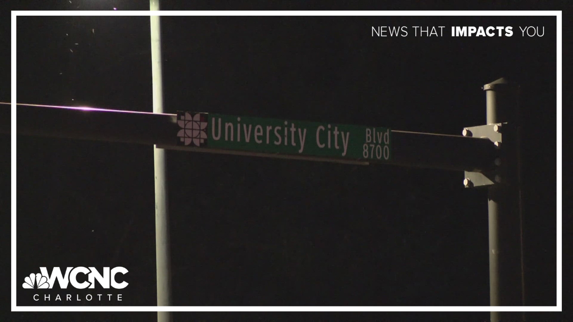 It happened on University City Boulevard near Cameron Boulevard. 
