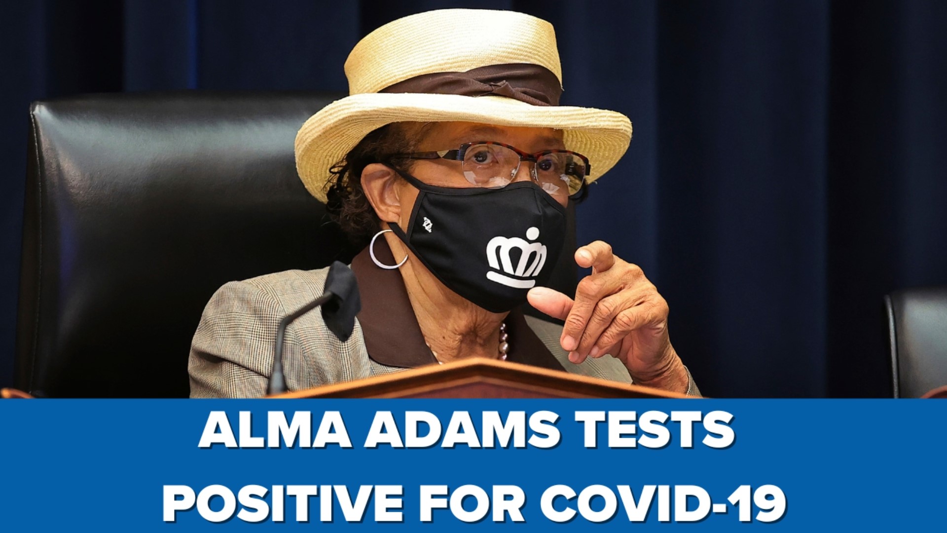 Alma Adams tests positive for COVID-19