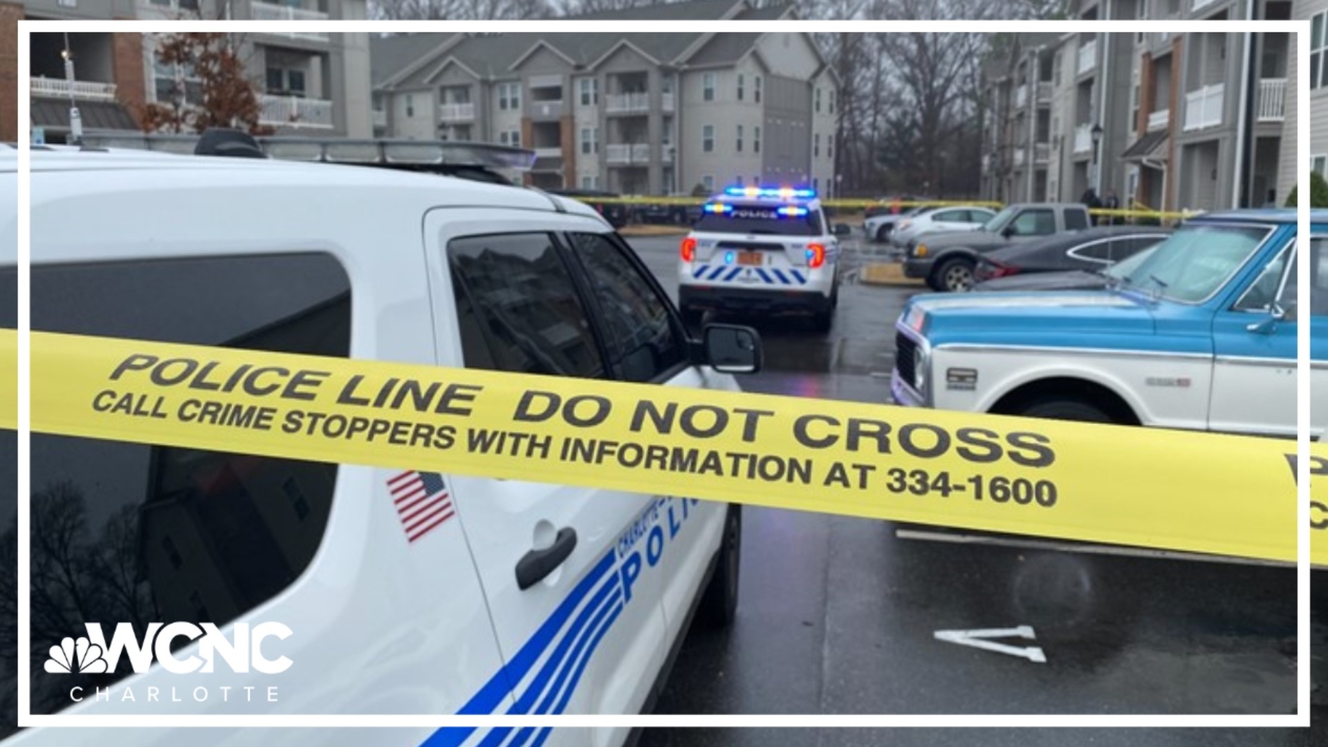 Two people were killed in a shooting at an apartment complex in northeast Charlotte Wednesday morning, police said.