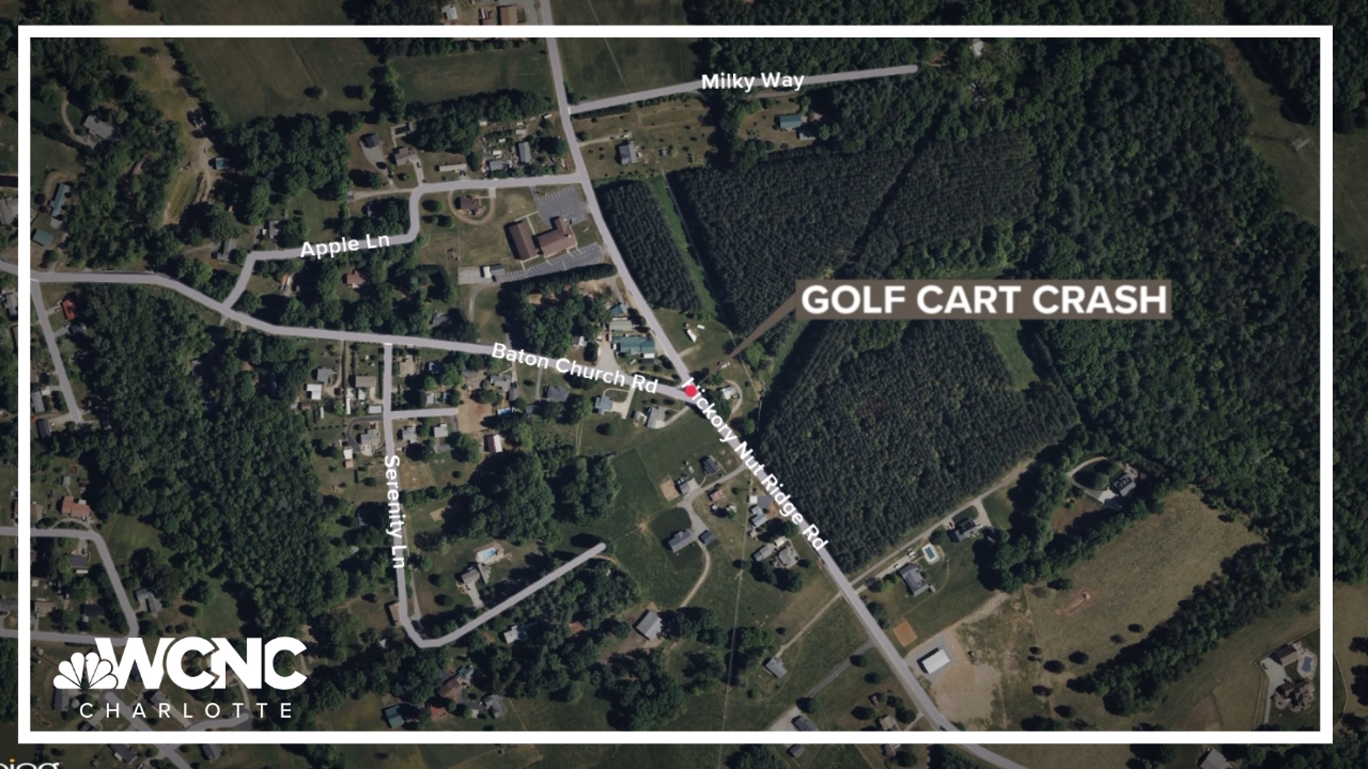 One person was killed and another was severely injured after a golf cart was hit by a car in Caldwell County.