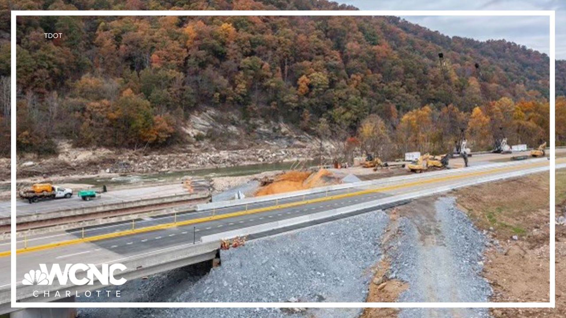 Another section of the Blue Ridge Parkway in North Carolina has reopened, the National Park Service announced Wednesday.