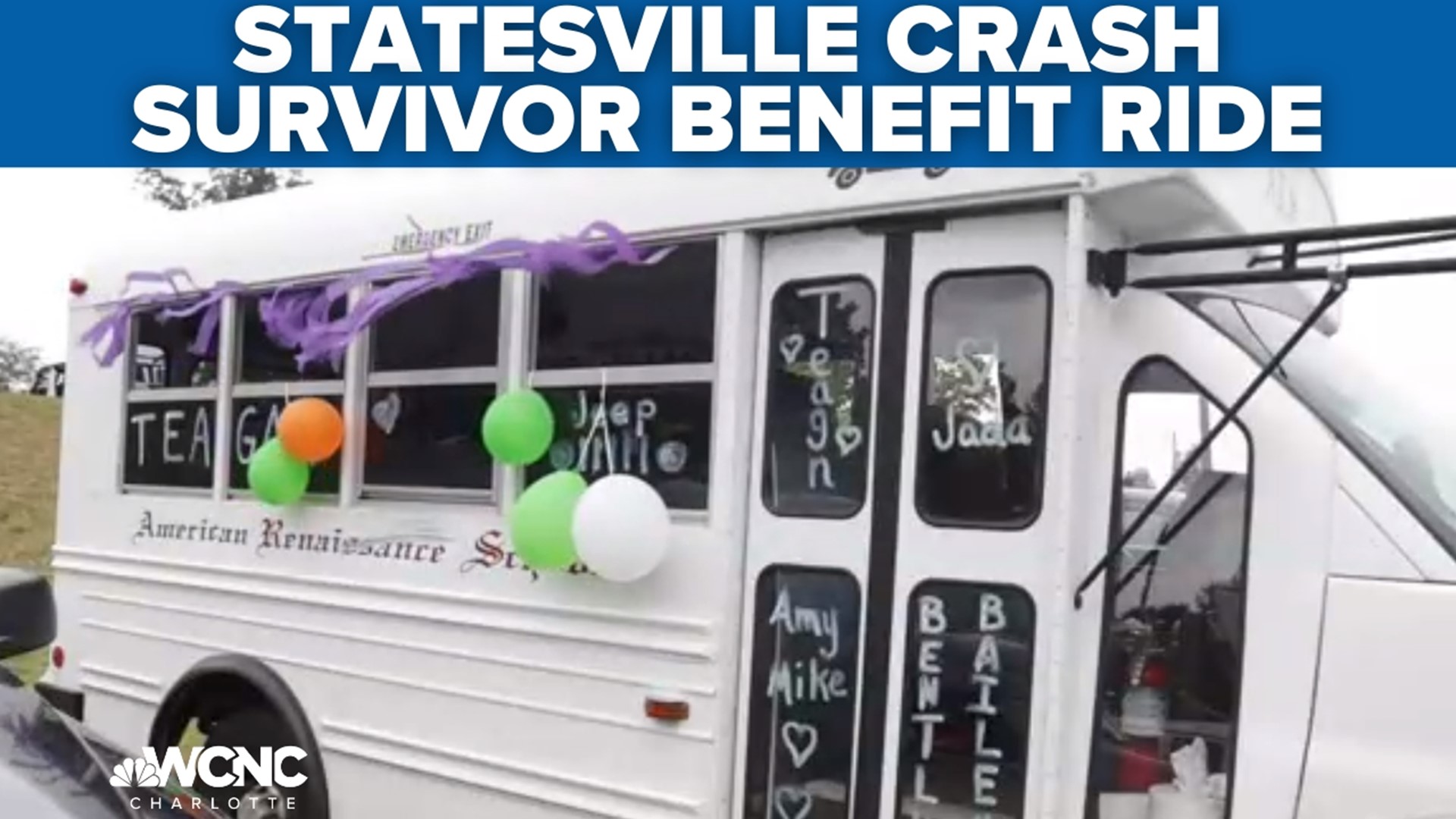 A benefit ride was held for the survivors and victims of a deadly golf cart crash in Statesville.