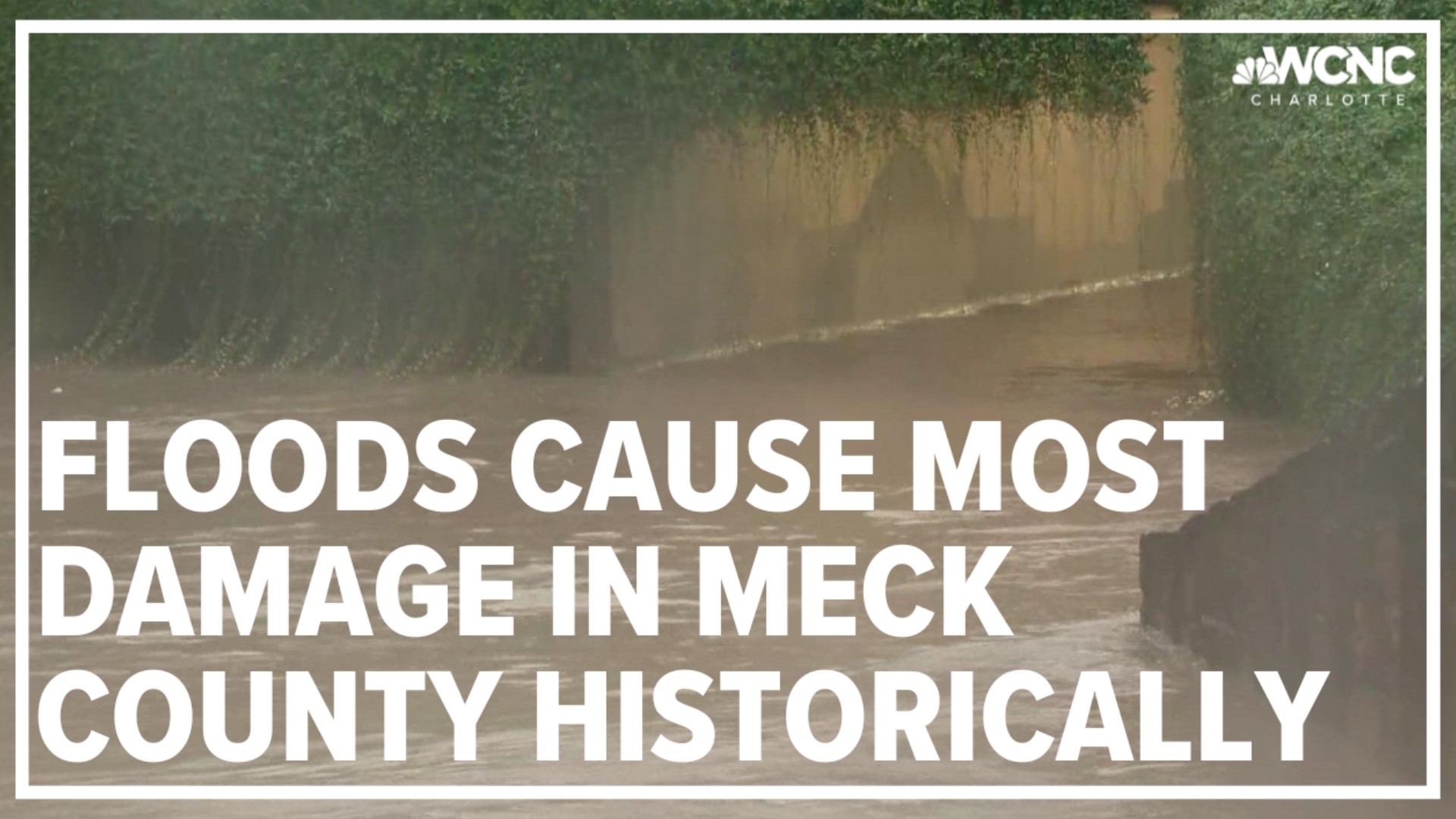 Historically, flash floods and floods have caused the most property damage and among the most deaths when it comes to severe weather in Mecklenburg County.