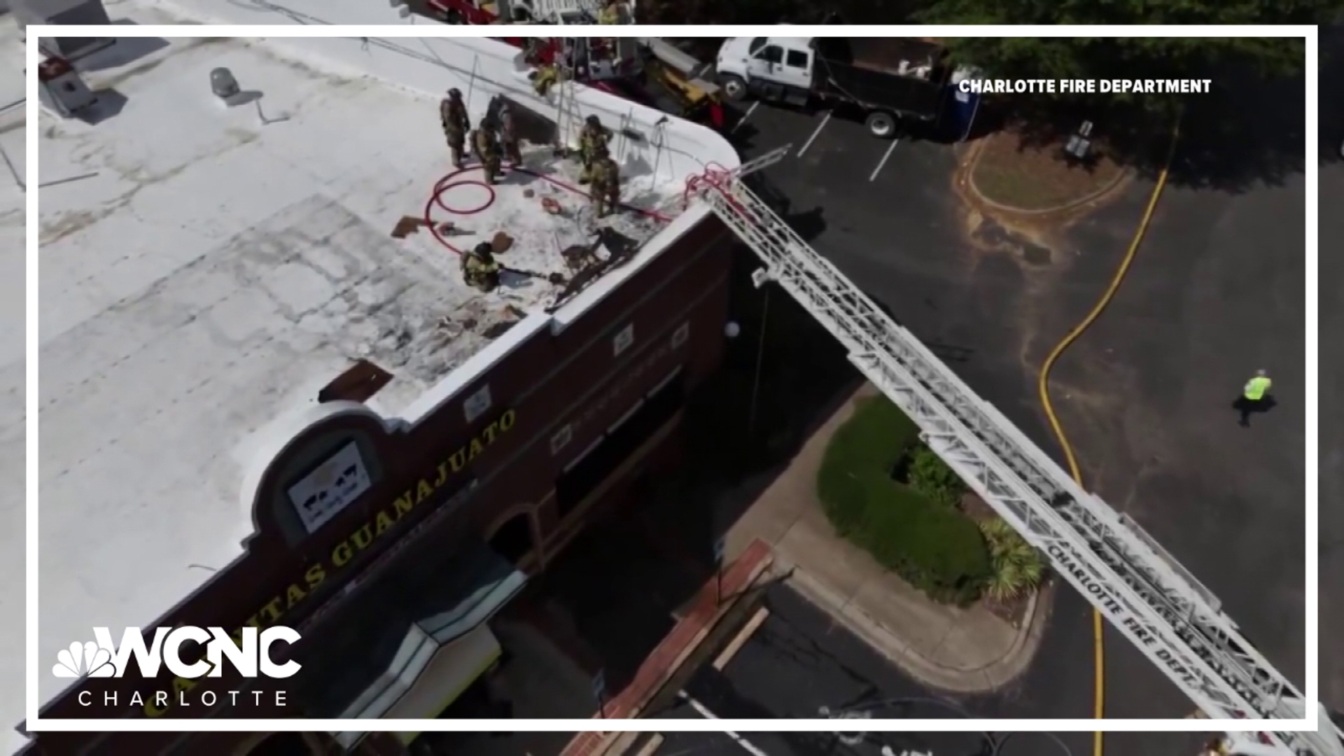 Cleanup is underway after a fire at an east Charlotte strip mall. About 30 firefighters had the fire under control in about 20 minutes.