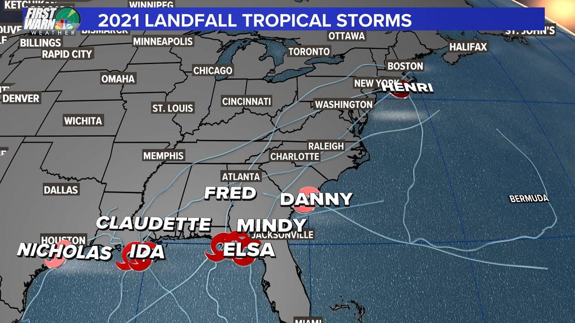 2021 Atlantic hurricane season is third most active ever, with 21