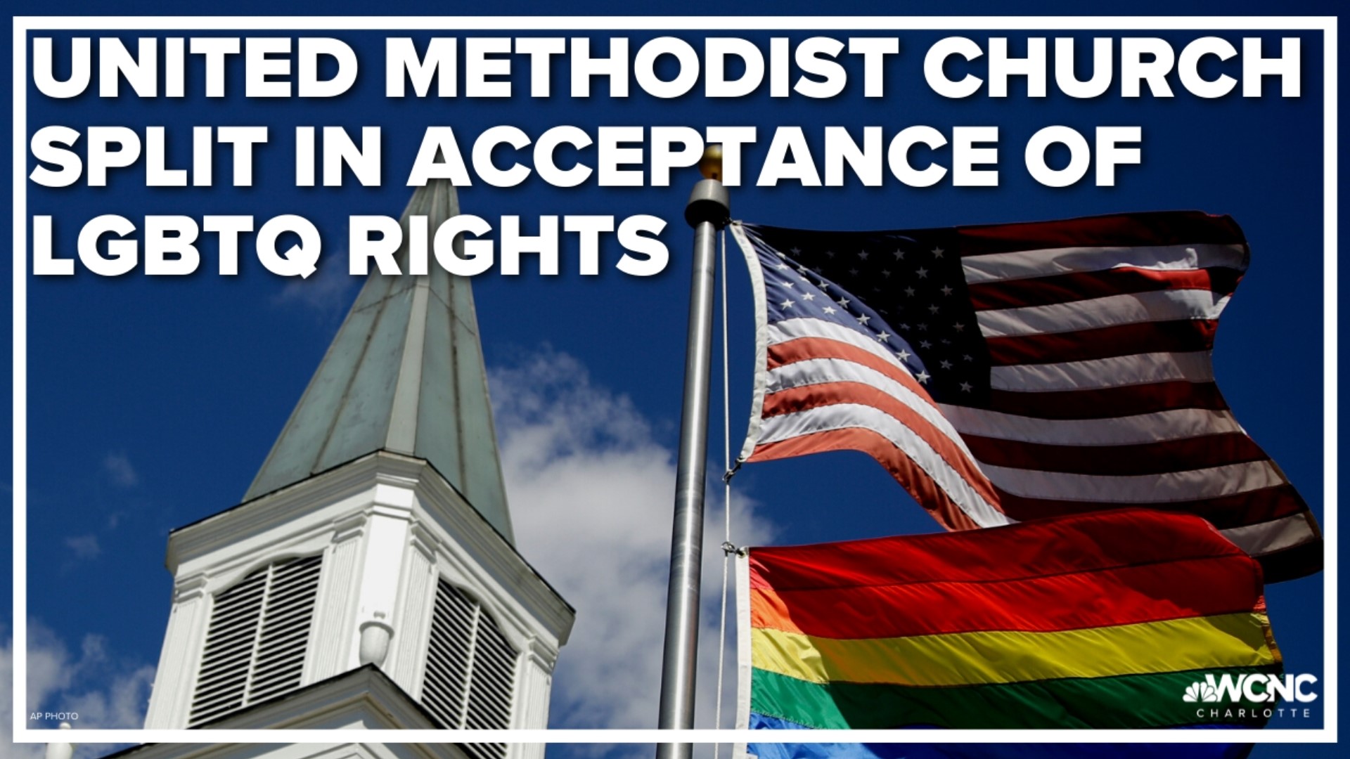 The United Methodist Church isn't feeling united recently after a difference of opinion surrounding LGBTQ acceptance within the church ultimately led to a split.