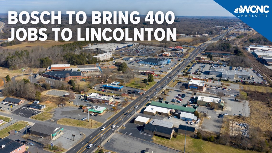 Bosch to bring 400 jobs to Lincolnton through 130M investment