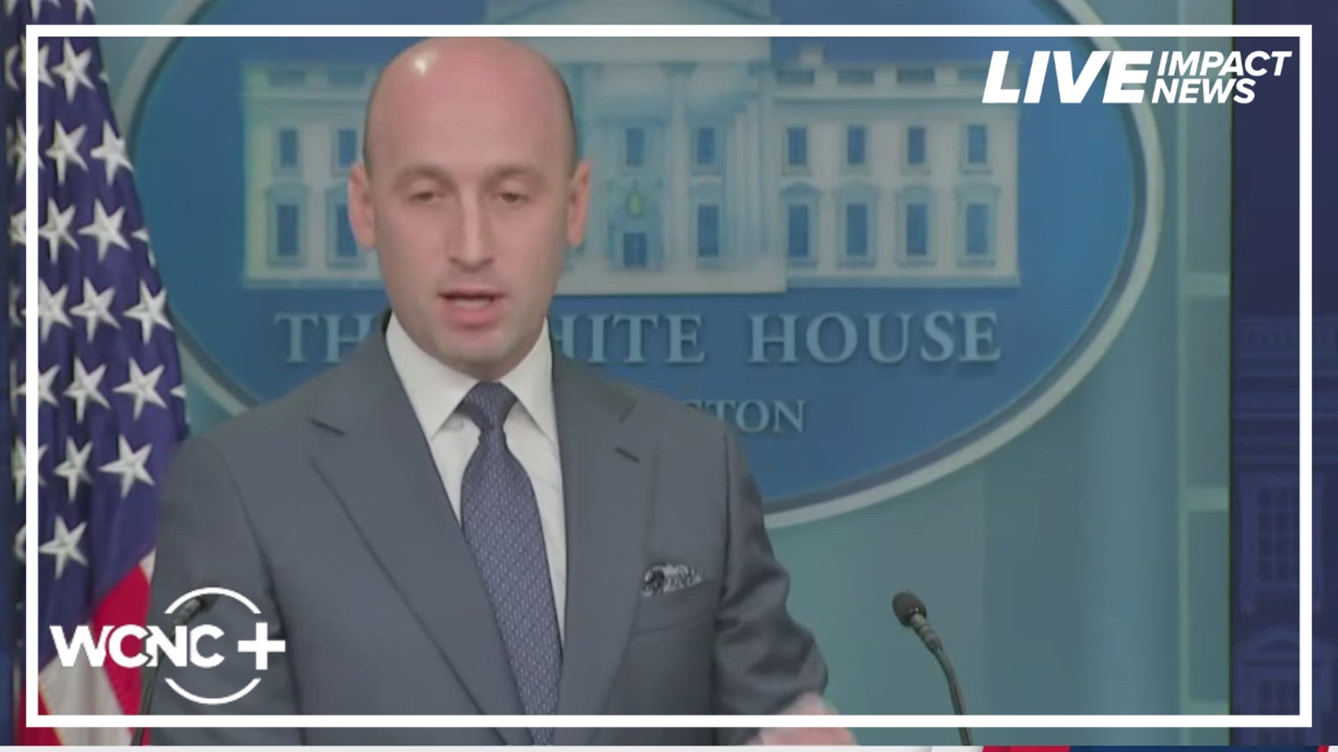 Miller spoke at the White House press briefing Thursday morning.