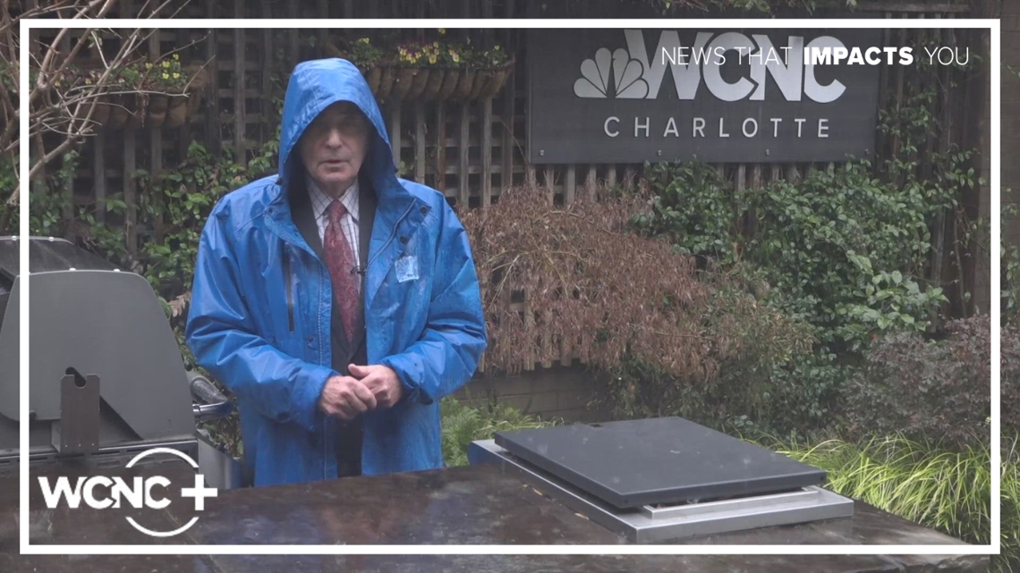 Larry Sprinkle shares the latest as heavy rain comes down in Charlotte ...