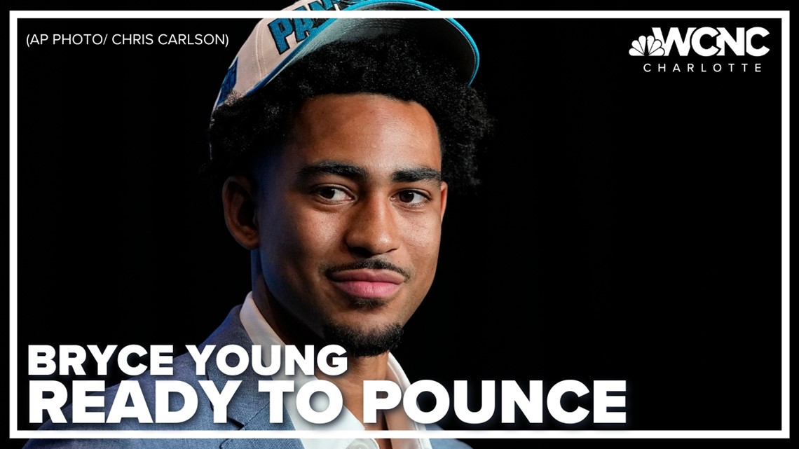 Bryce Young introduced as Panthers QB today