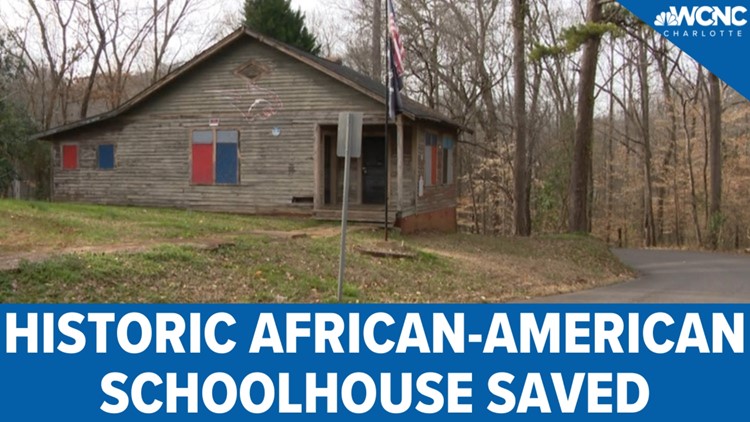 Historic African-American schoolhouse nearly burnt down before man saves it