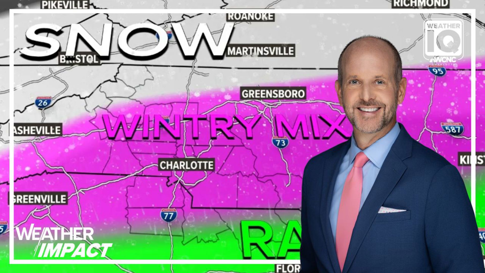 Brad Panovich Wintry weather expected in Charlotte this week