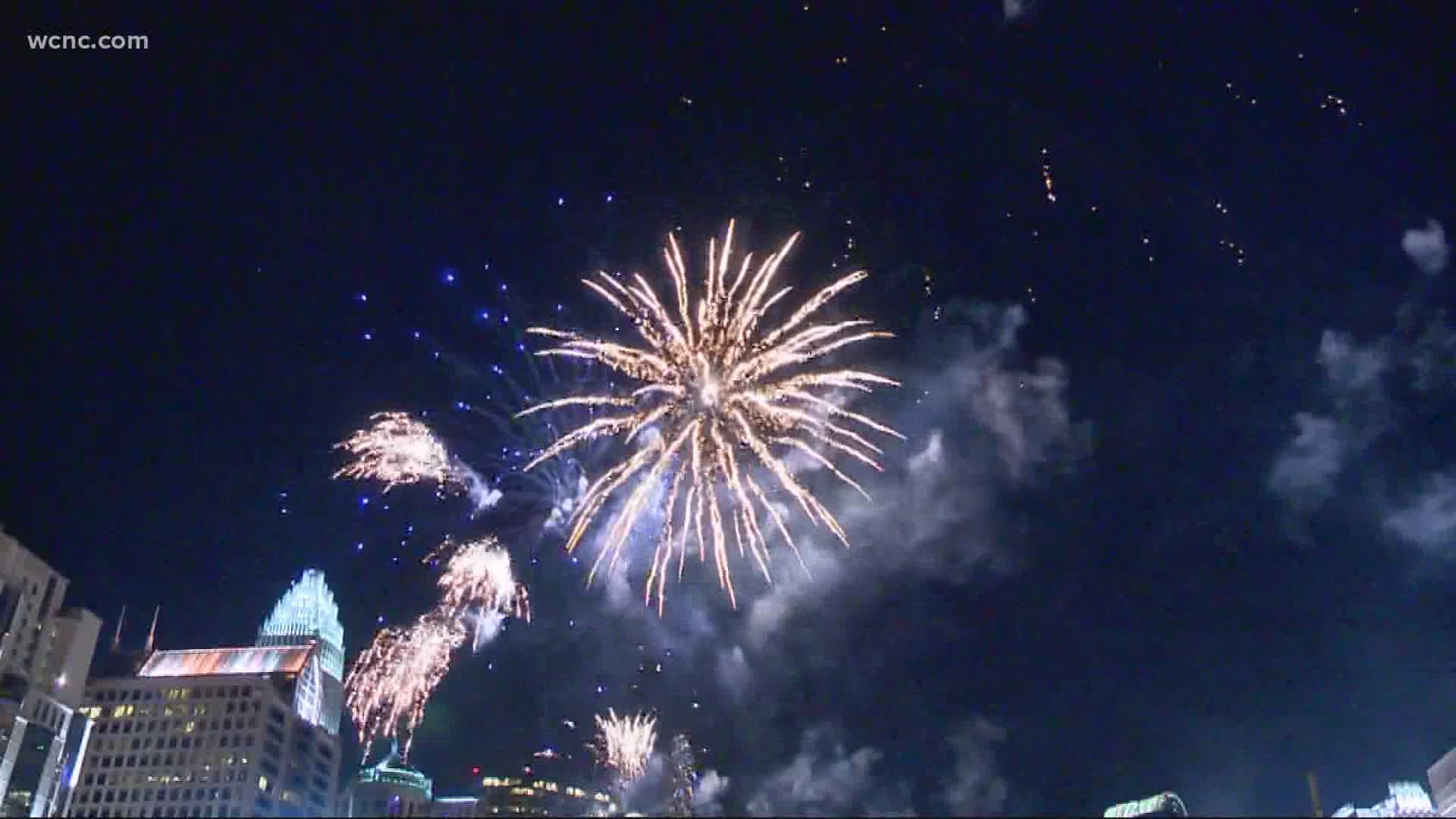 The Charlotte Knights said they will be cancelling the fireworks show because of the pandemic. They hope to reschedule later this year.