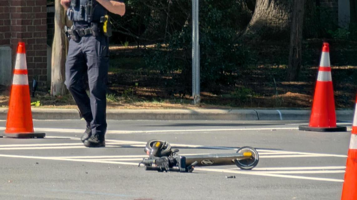 Scooter rider seriously injured in south Charlotte crash, Medic says