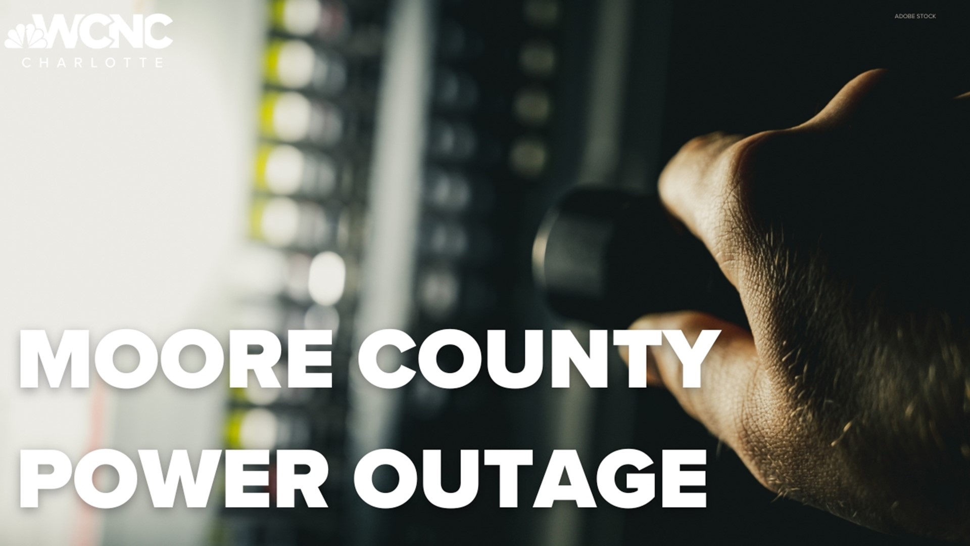 Accidents, emergencies caused by power outages in Moore Co