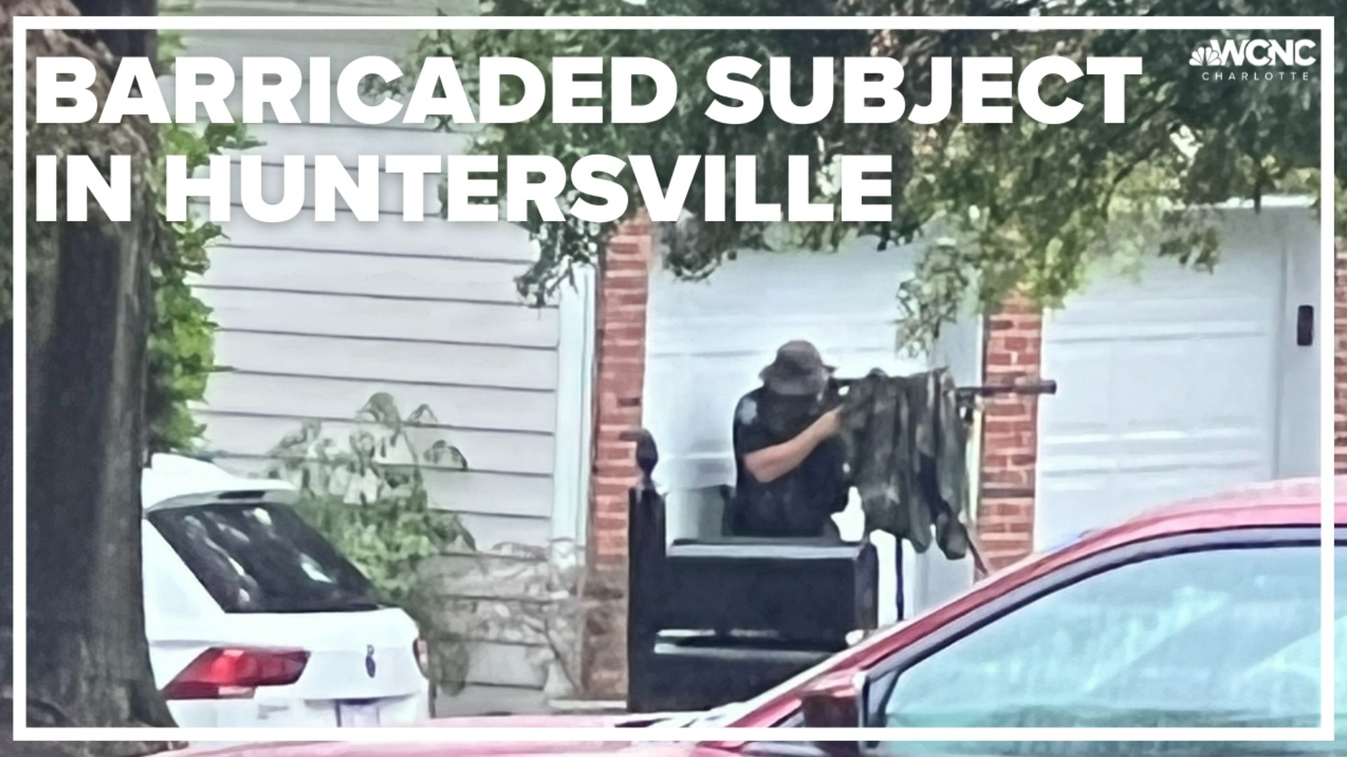 Suspect Barricades Himself At Huntersville Home Swat On Scene 