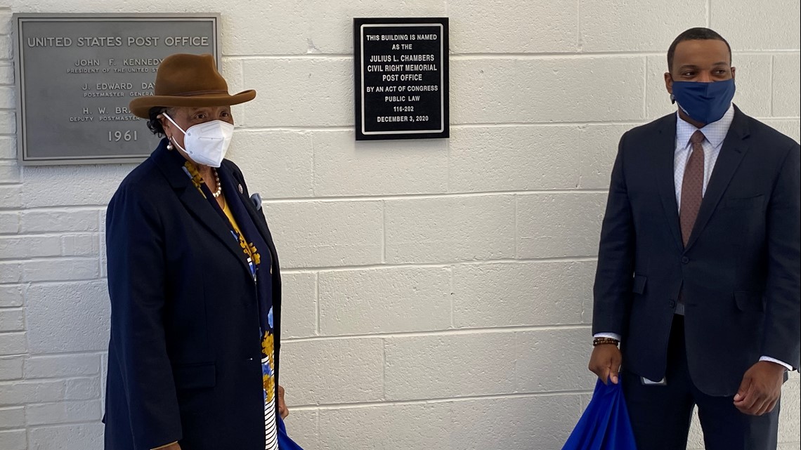 Charlotte post office renamed to honor Julius Chambers
