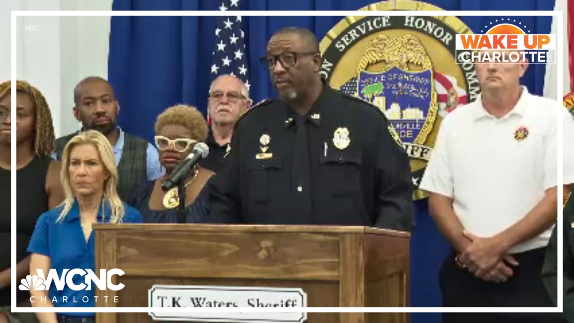 “He hated black people,” Sheriff T.K. Waters told a news conference.