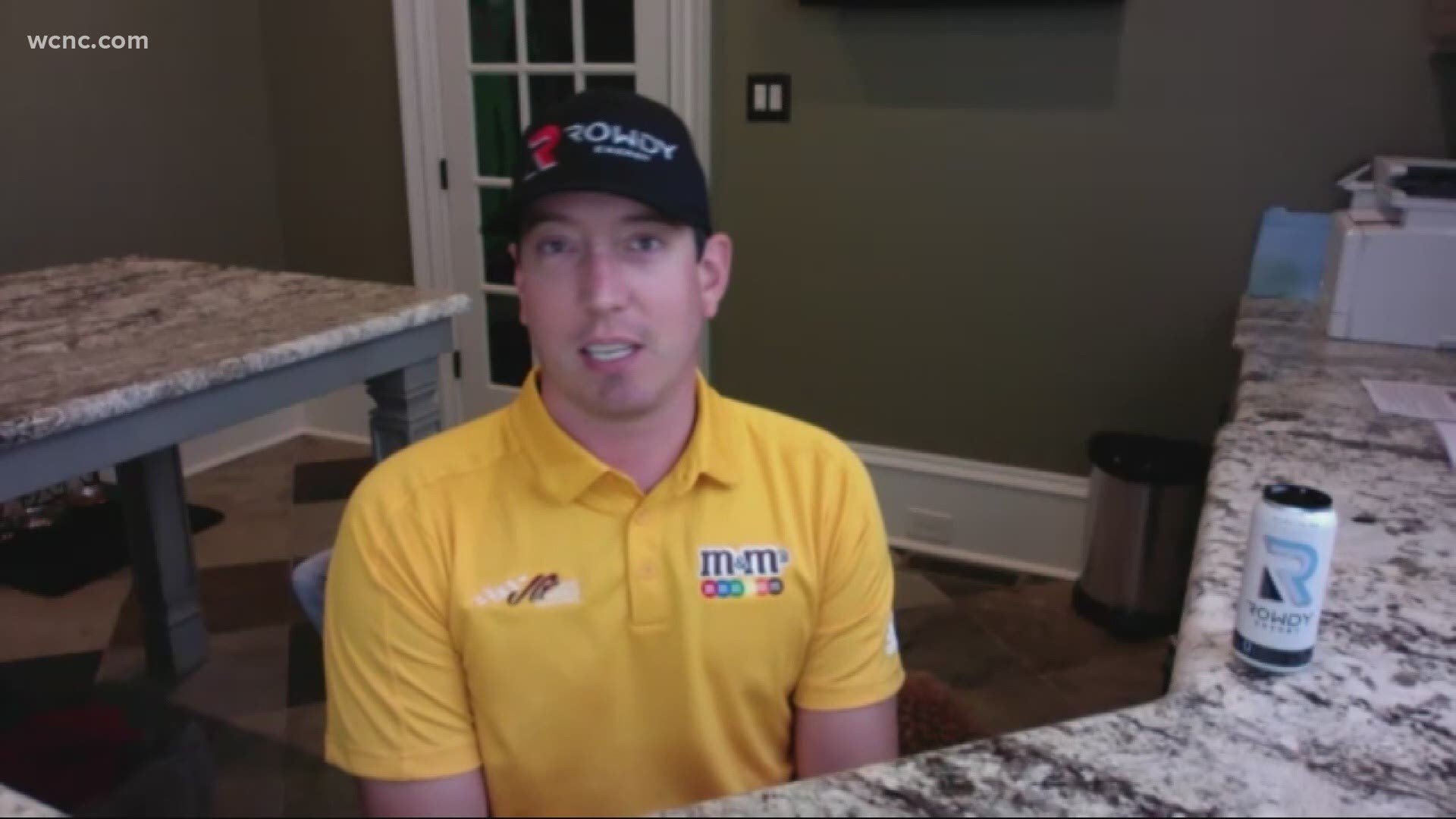 Kyle Busch looking for his first win in the playoffs season also talks about his son wanting to follow in his foot steps.