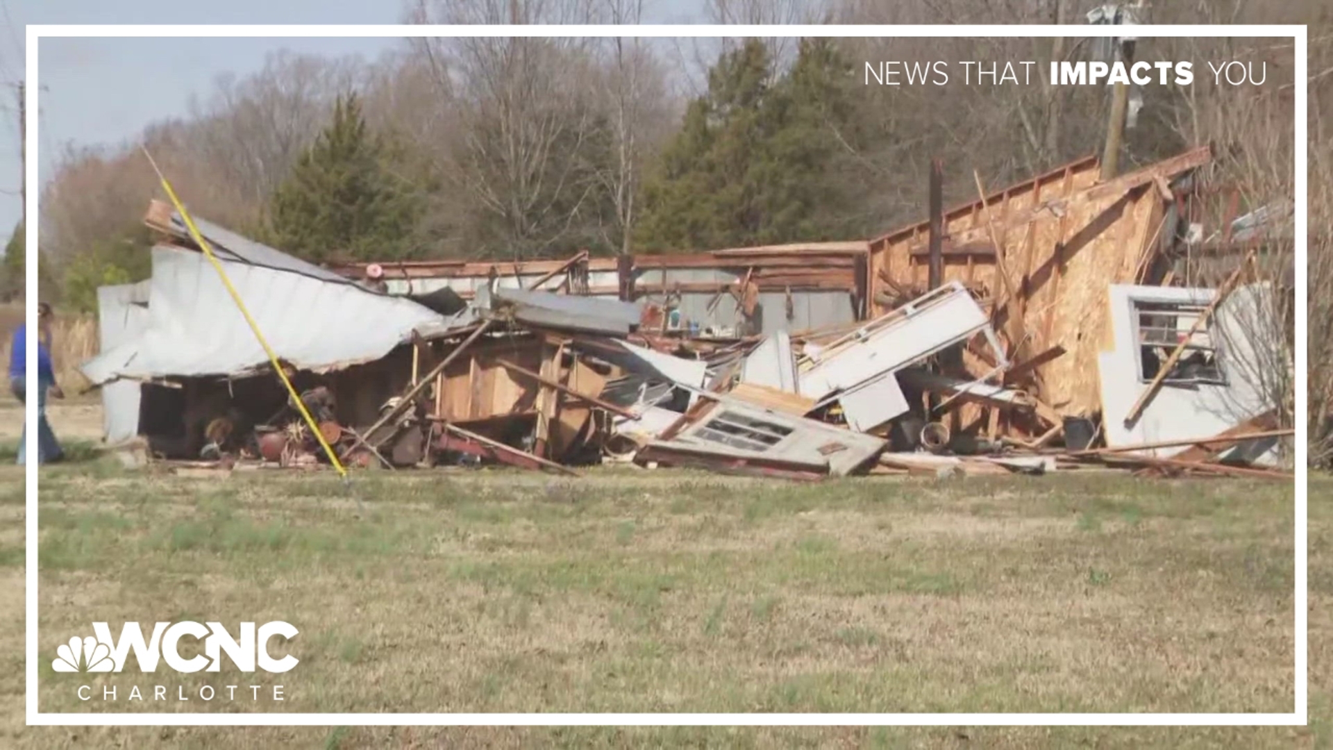 A preliminary investigation by the National Weather Service indicates an EF-1 tornado with 90 mph winds touched down in Union County Wednesday morning.