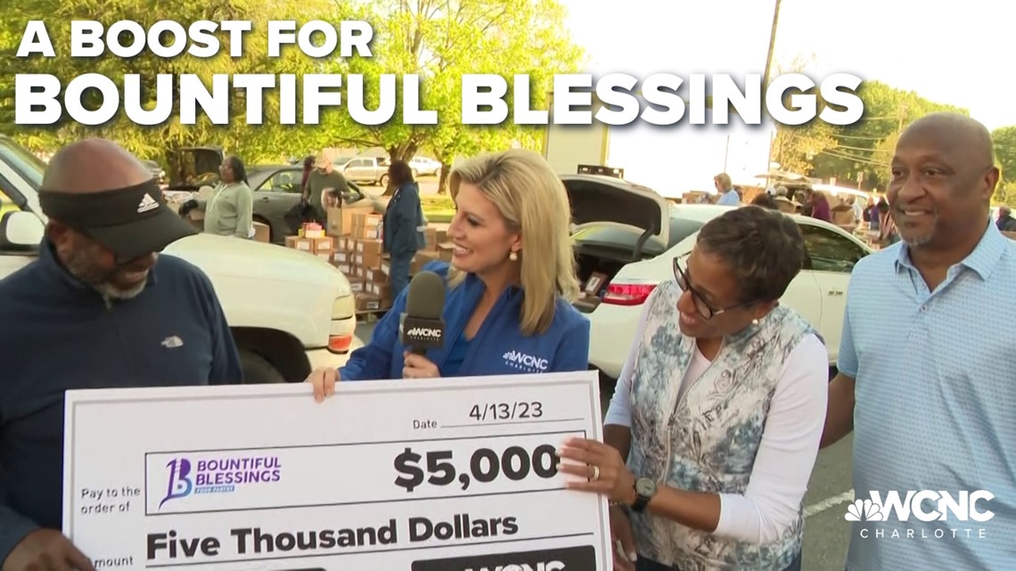 Bountiful Blessings food pantry in Gastonia gets a special donation