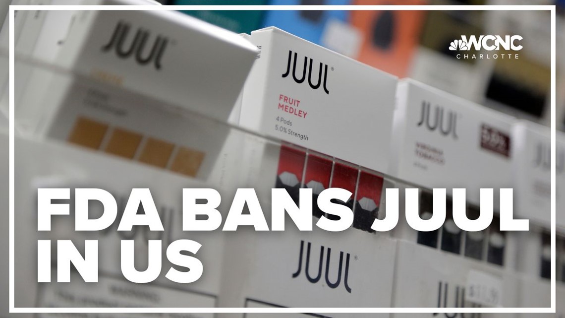 FDA bans Juul e-cigarettes in US market