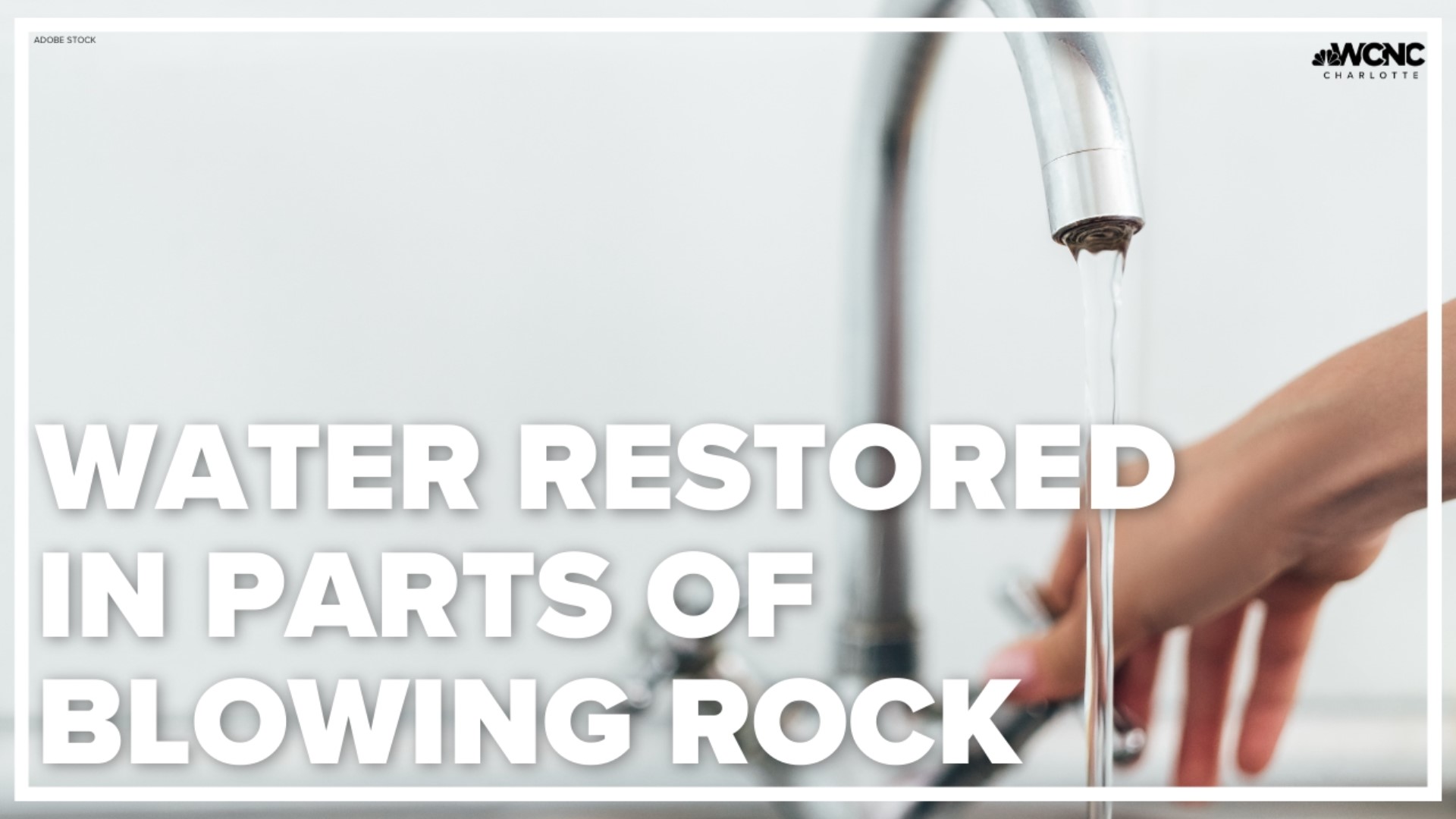Crews in Blowing Rock found a major leak and are making repairs. Anyone who is getting water is being told to boil it until further notice.