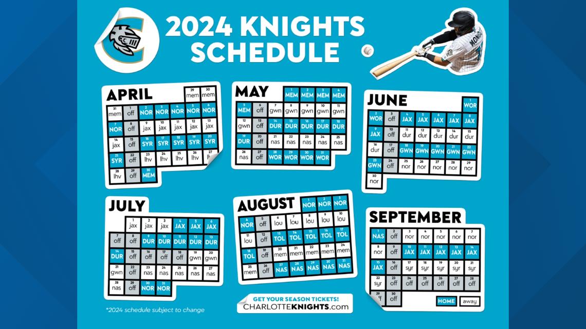Charlotte Knights release 2024 schedule