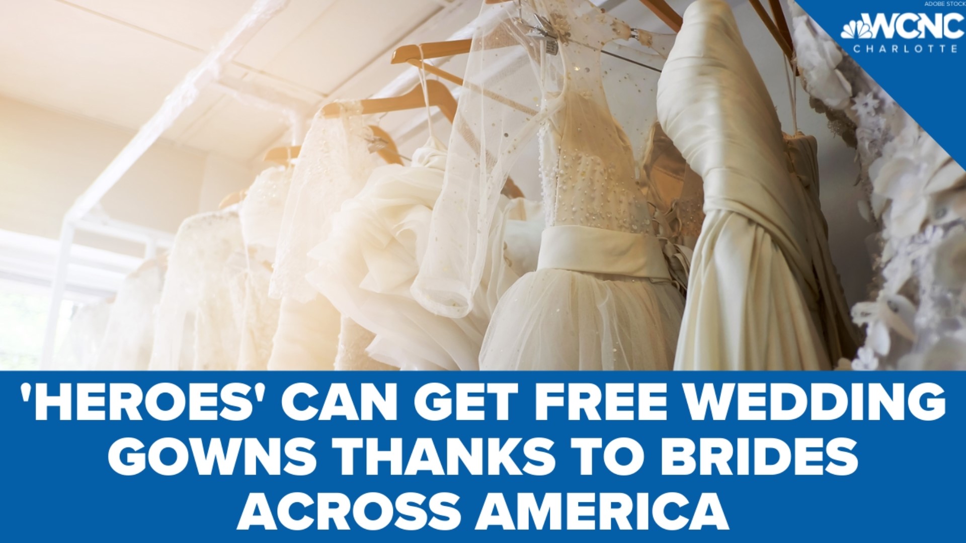 How to get a free wedding gown from Brides Across America