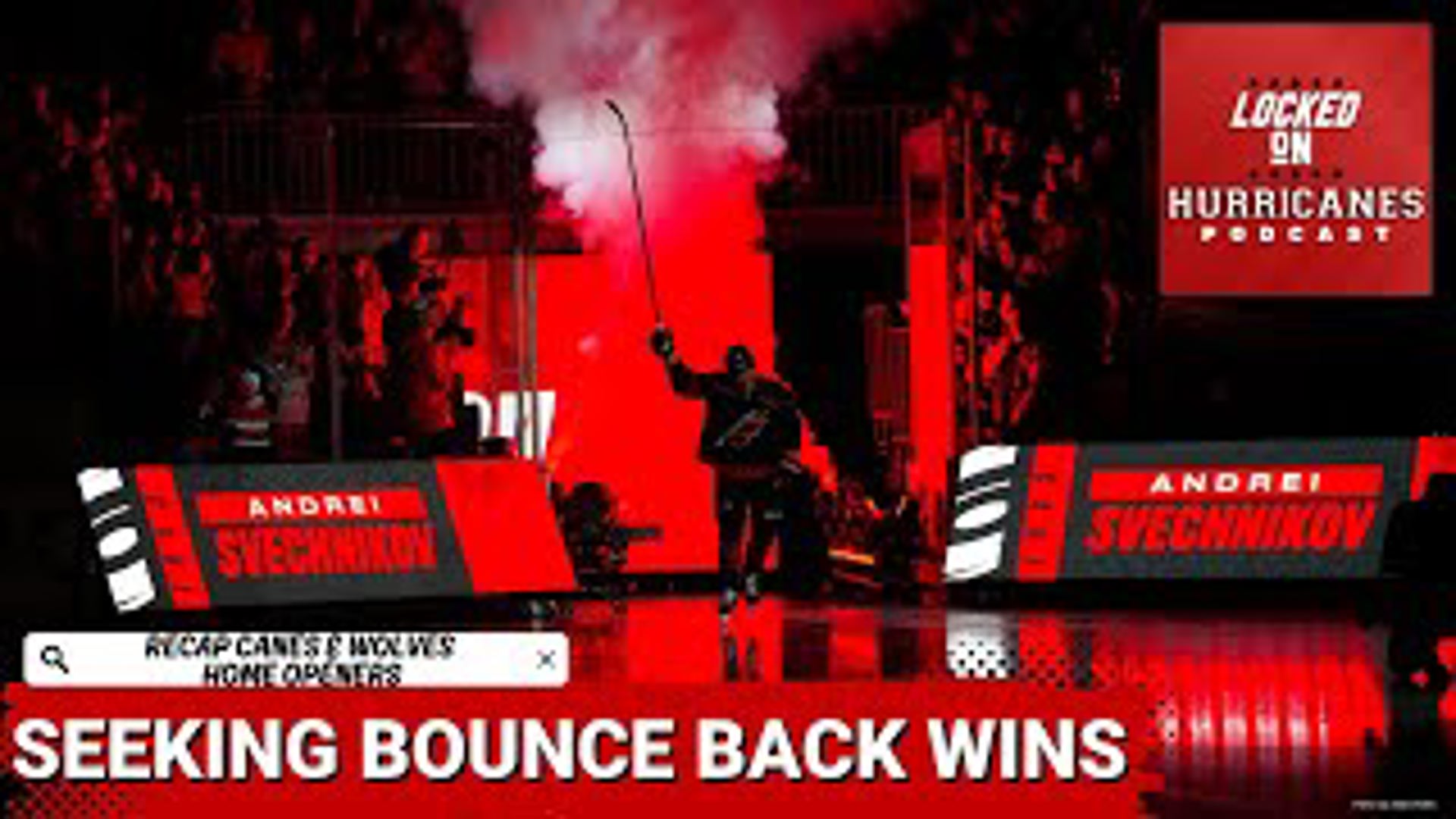 Both the Canes and their AHL team, the Chicago Wolves, are looking to bounce back after losing their home openers 4-1. That and more on Locked On Hurricanes.