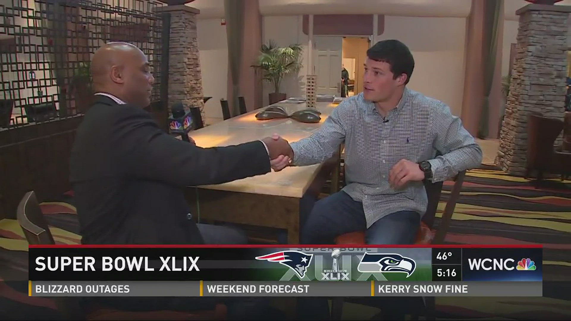 Super Bowl 57 with former Panthers star Luke Kuechly: #WakeUpCLT To Go