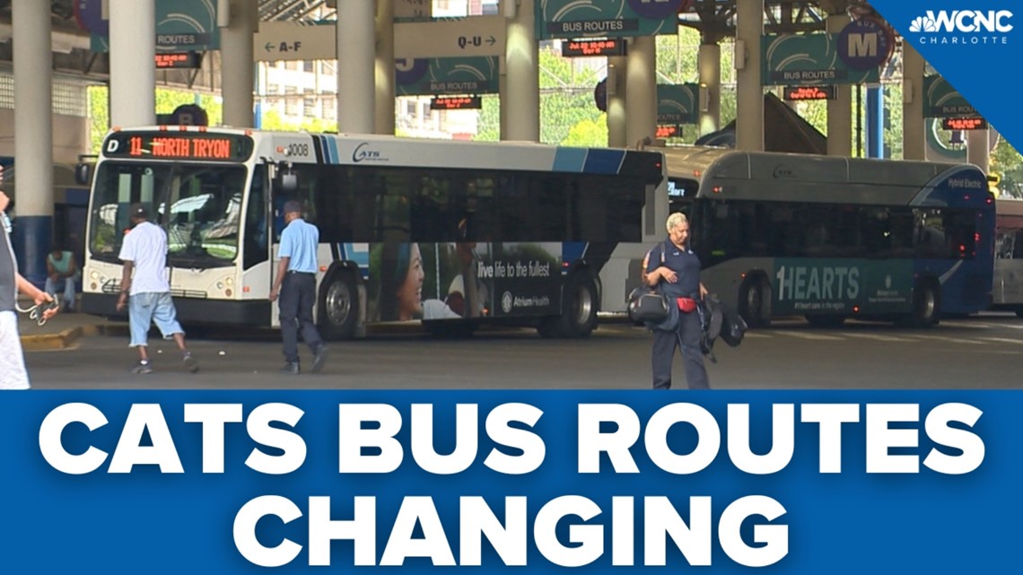 CATS bus routes changing
