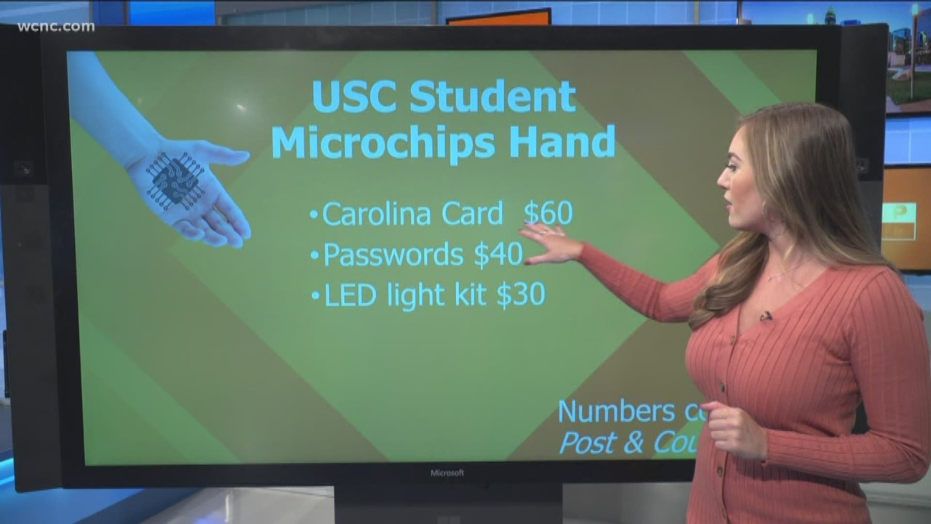 A first-year computer science student at the University of South Carolina won't ever have to worry about losing his student ID again thanks to a microchip.