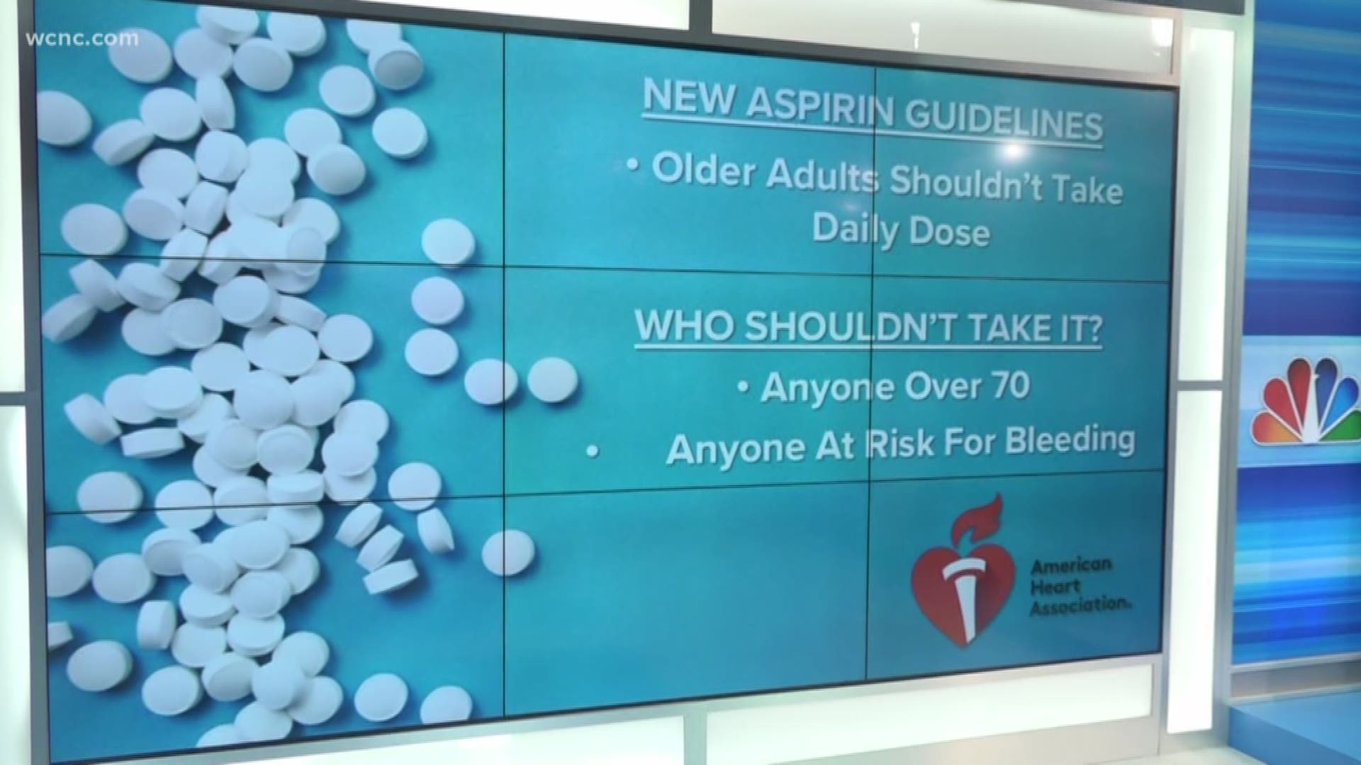 According to new guidelines from the American Heart Association, taking a low-dose aspirin every day to prevent a heart attack or stroke is not recommended for older adults.
