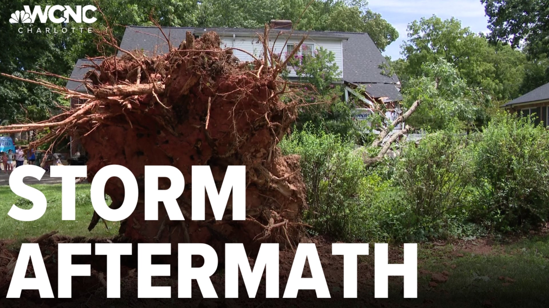 The clean-up has just begun after heavy-hitting storms slammed the entire area.