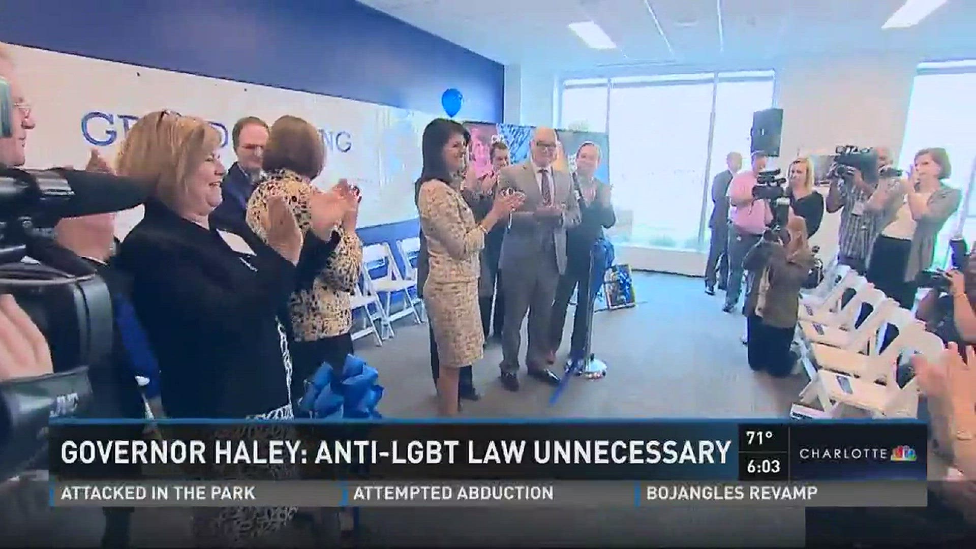 Gov. Haley: Anti-LGBT law unnecessary | wcnc.com